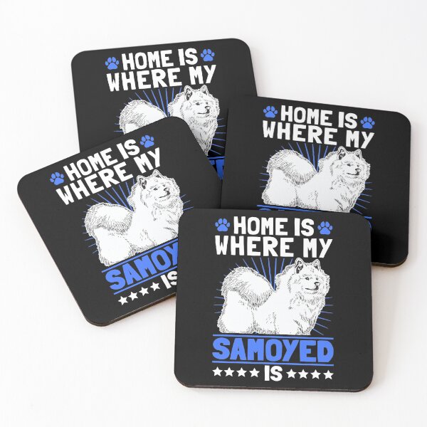 Item preview, Home is where my Samoyed is sled dog designed and sold by madgrfx.
