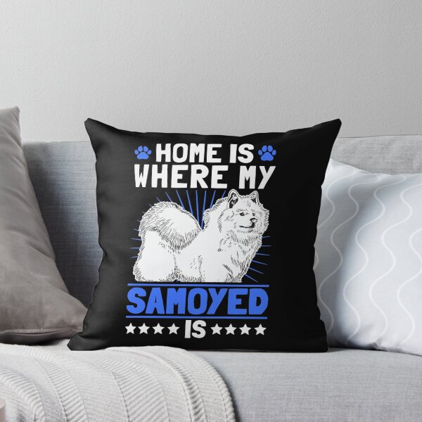 Item preview, Home is where my Samoyed is sled dog designed and sold by madgrfx.