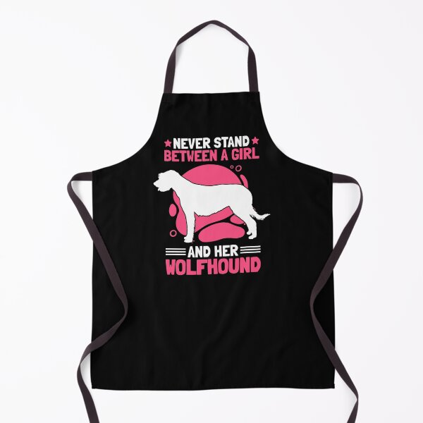 Item preview, Girl with Irish Wolfhound Greyhound saying designed and sold by madgrfx.