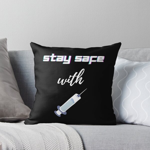 Item preview, Stay Safe Vaccinated T-Shirt Collection designed and sold by CeylonOne.