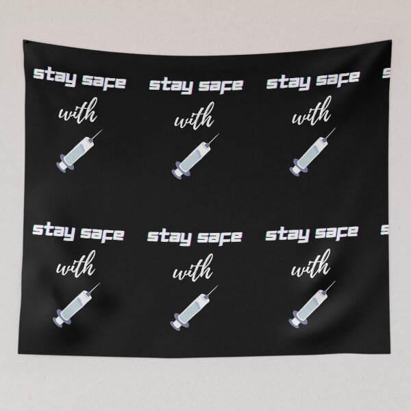 Item preview, Stay Safe Vaccinated T-Shirt Collection designed and sold by CeylonOne.