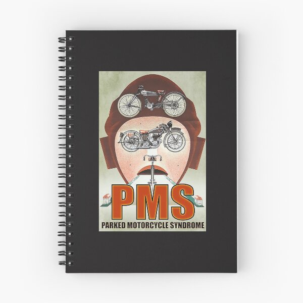 Item preview, Biker Parked Motorcycle Syndrome PMS Poster designed and sold by kathrynlice.
