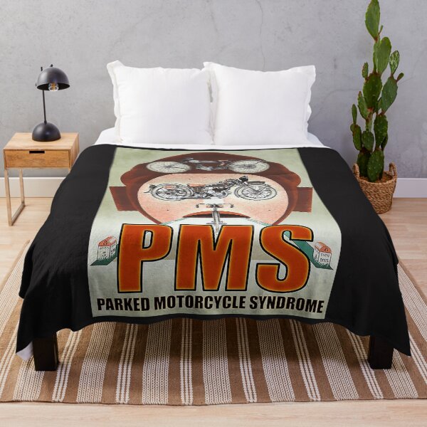 Item preview, Biker Parked Motorcycle Syndrome PMS Poster designed and sold by kathrynlice.