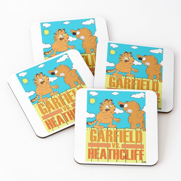 Item preview, Cartoons T-ShirtGarfield vs. Heathcliff (Godzilla vs. Kong Style) designed and sold by AdeLaide46.