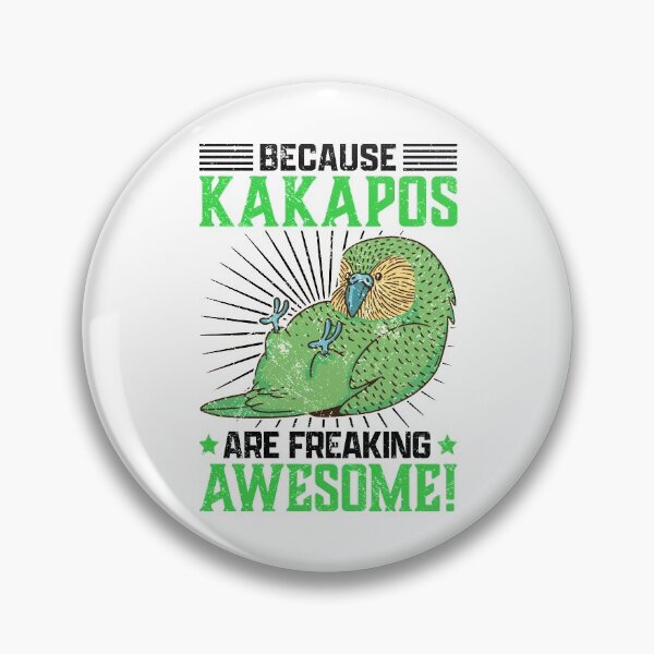 Item preview, Kakapo are great New Zealand parrot saying designed and sold by madgrfx.