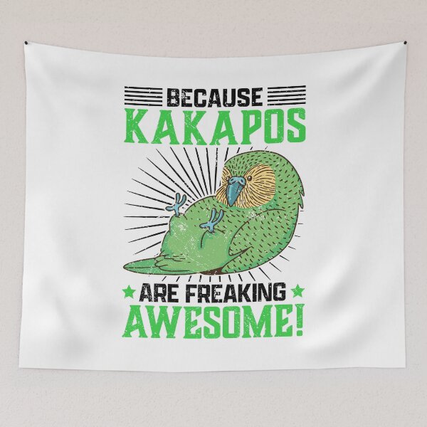 Item preview, Kakapo are great New Zealand parrot saying designed and sold by madgrfx.