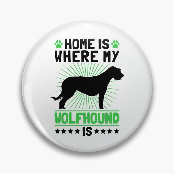 Artikelvorschau, Irischer Wolfshund Zuhause Windhund Geschenk entworfen und verkauft von madgrfx.