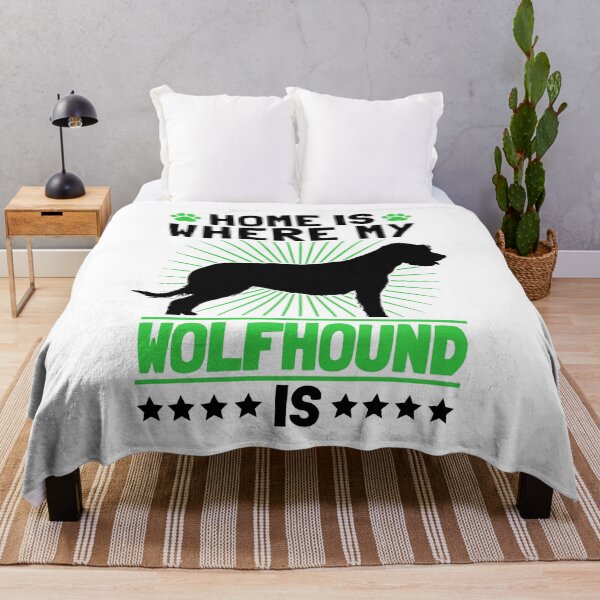 Item preview, Irish Wolfhound Home Greyhound Gift designed and sold by madgrfx.