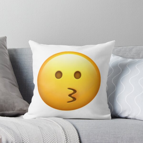 Item preview, Kissing Face Emoji designed and sold by Popular-Gifts.
