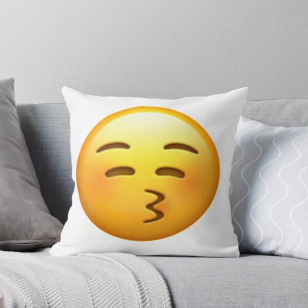 Item preview, Kissing Face With Closed Eyes Emoji designed and sold by Popular-Gifts.