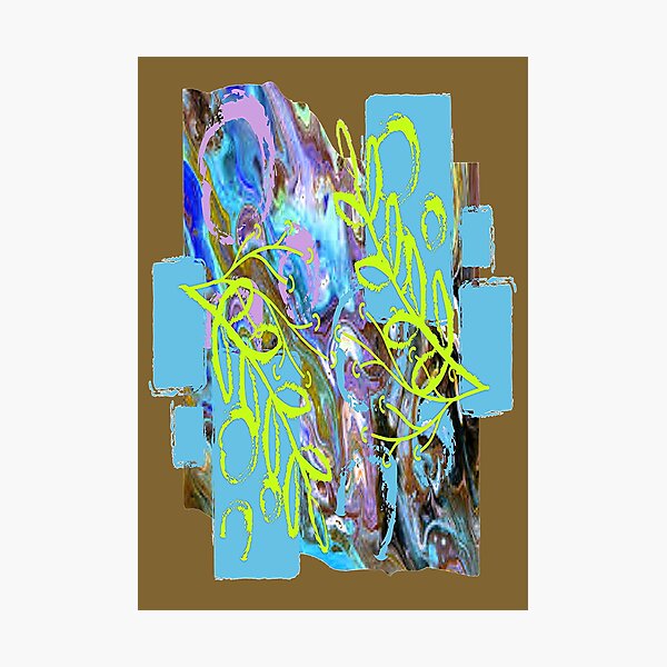 Artikelvorschau, Psychedelische abstrakte Kunst aus Marmorgrafik, Nr. 2, Psychedelische abstrakte Kunst, Trippy Graphic Psychedelic Arte Abstracto entworfen und verkauft von Adri Barnard.