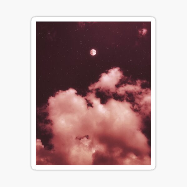 Full Moon Sky 6 Sticker