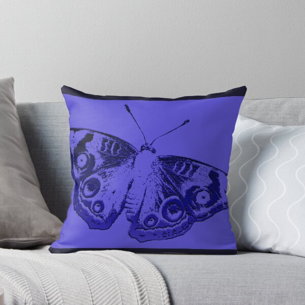 Item preview, Buckeye butterfly in Blue designed and sold by graysquirrel.