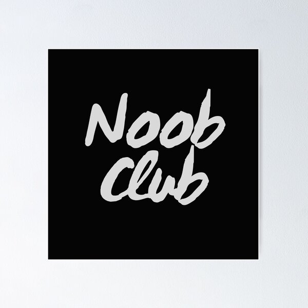 Aperçu de l'œuvre Typographie audacieuse du Noob Club Vintage créée et vendue par garniturex.