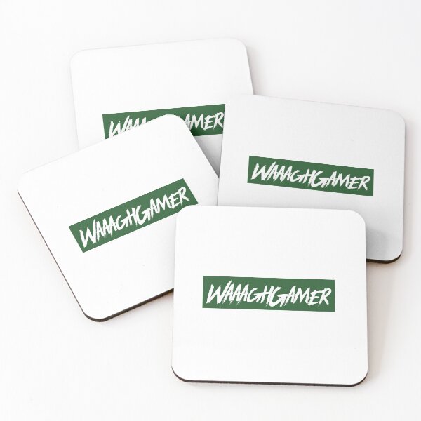 Item preview, WAAAGHGAMER white on green designed and sold by PWstore.