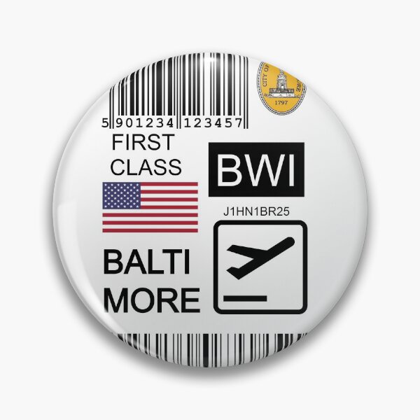 Item preview, Baltimore/Washington International Airport designed and sold by Travellerz.