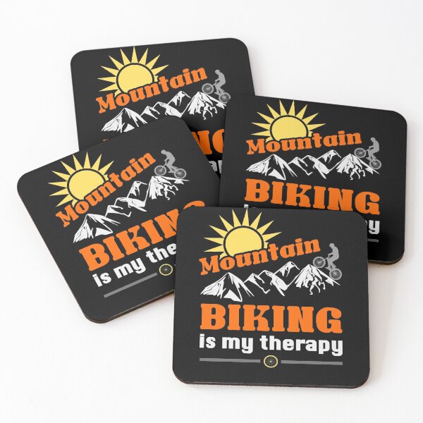 Item preview, Mountain biking is my therapy designed and sold by Sellery-GbR.