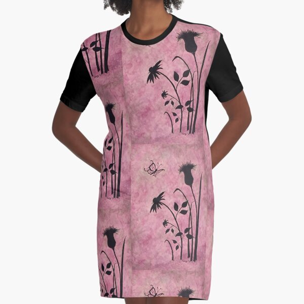 Feminine Mystique Graphic T-Shirt Dress