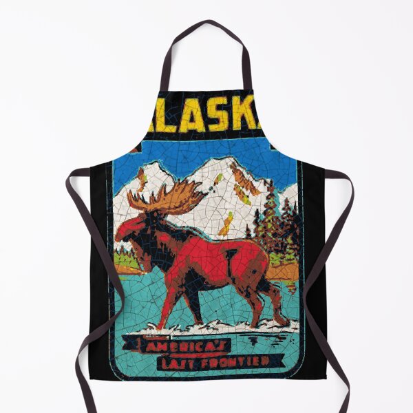 Item preview, Alaska the Last Frontier USA  Moose Sticker designed and sold by ericmendoza21.