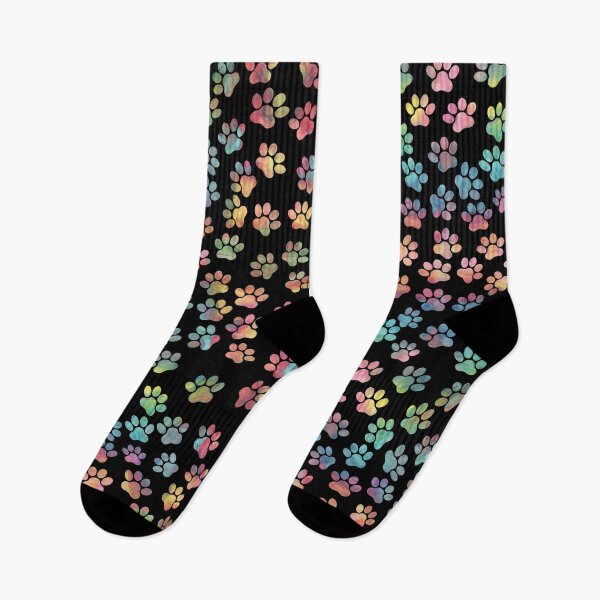Item preview, Animal Paw Prints Colorful designed and sold by Primroaddesigns.