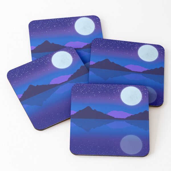 Item preview, Night Lake Reflection designed and sold by Lexormi.