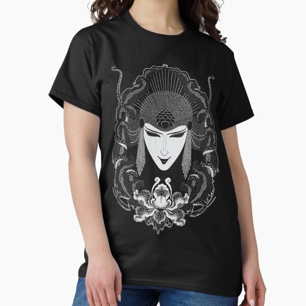 Item preview, Vintage Art Nouveau, Art Deco, Aubrey Beardsley, female, gothic style, mask design designed and sold by Proverbial Wisdom Design.