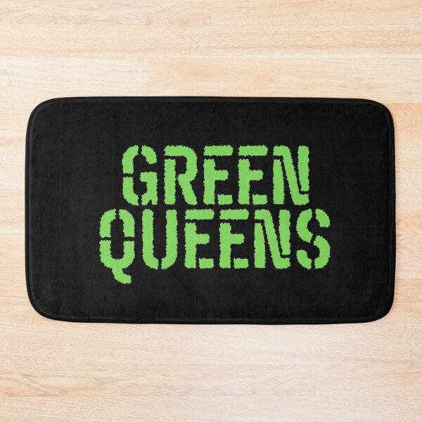 Item preview, Vintage Green Queens Bold Typography  designed and sold by garniturex.