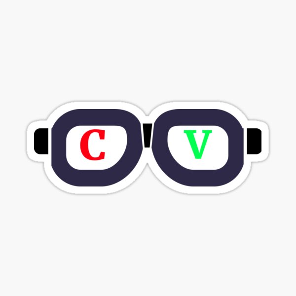 Computer Vision logo Sticker
