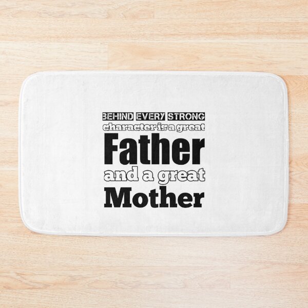 Item preview, behind every strong character is a graet father and a great mother  t-shirt designed and sold by Frangi_Pane_ Magazine.