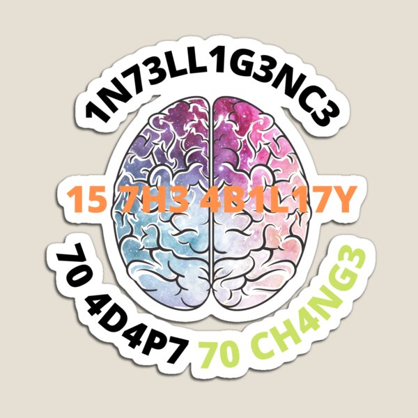 Item preview, The INTELLIGENCE IS THE Ability To Adapt To Change designed and sold by lookperfect.