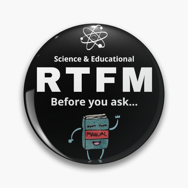 Item preview, RTFM Before you ask... designed and sold by StrideOrDie.