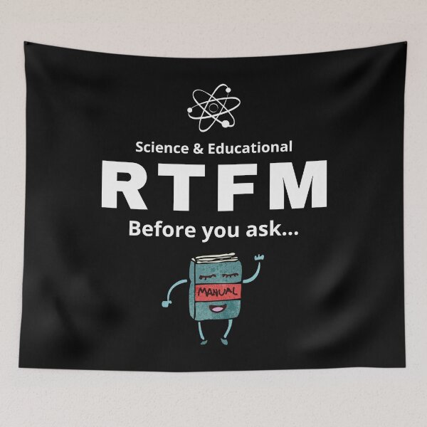 Item preview, RTFM Before you ask... designed and sold by StrideOrDie.