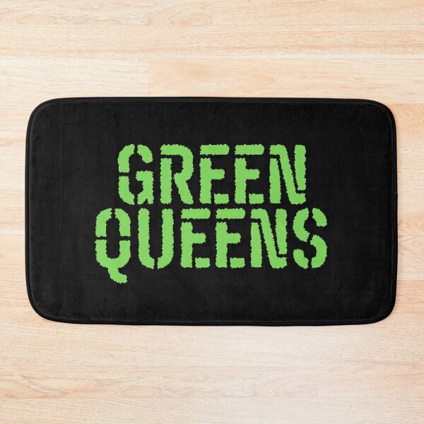 Item preview, Vintage Green Queens Bold Typography  designed and sold by garniturex.