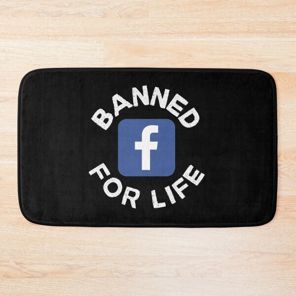 Item preview, Banned for Life - Facebook, Social Media designed and sold by Zentropik.