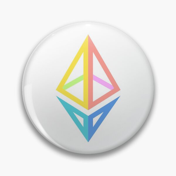 Item preview, Ethereum Crypto Official Rainbow $ETH Logo designed and sold by Popular-Gifts.