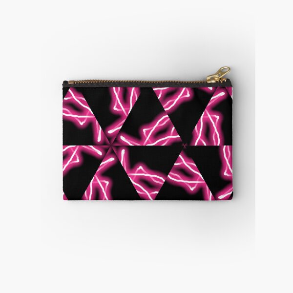 Item preview, geometric neon triangle pattern. designed and sold by ZubiyaArt.