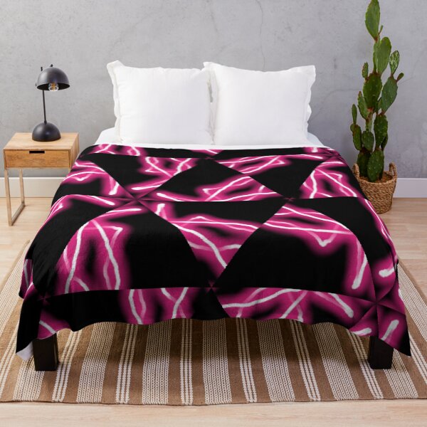 Item preview, geometric neon triangle pattern. designed and sold by ZubiyaArt.