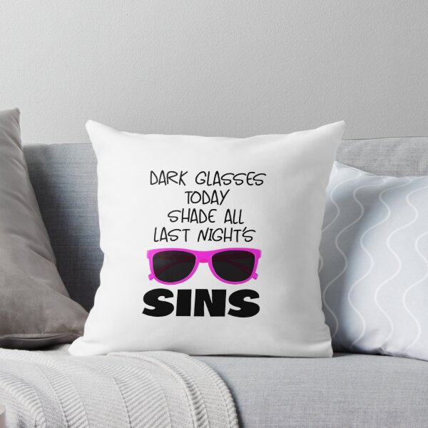 Item preview, Dark Glasses Today…! Pink (on White) designed and sold by PawsitiveMum.