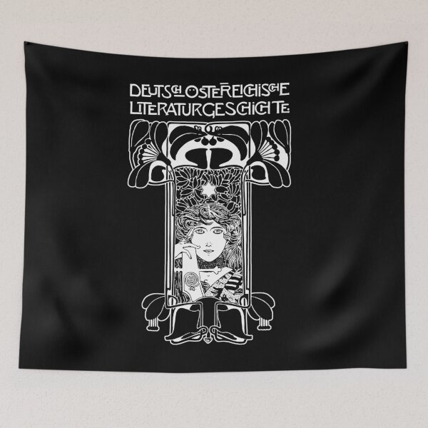 Item preview, Vintage Art Nouveau, Art Deco style German poster design designed and sold by Proverbial Wisdom Design.