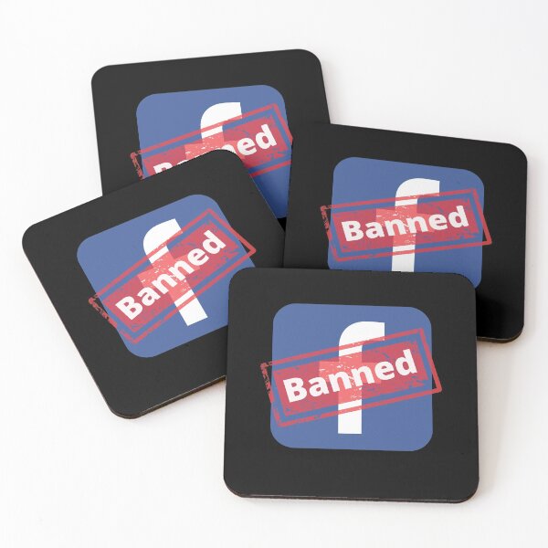 Item preview, Banned from Facebook, Social Media designed and sold by Zentropik.