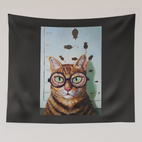 Item preview, Cat Optometrist Poster designed and sold by barbaraschumach.