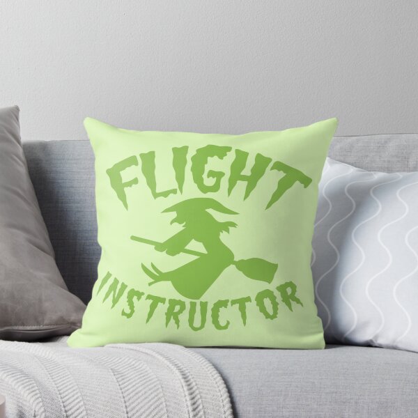 Item preview, Witch on a broomstick FLIGHT INSTRUCTOR designed and sold by jazzydevil.