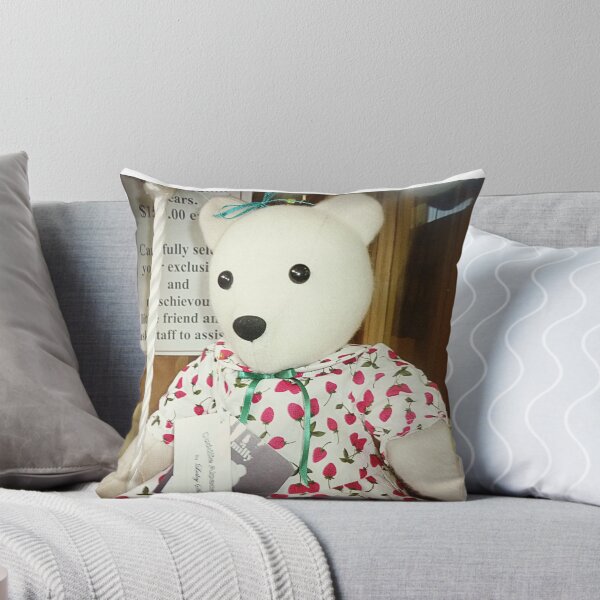 Item preview, *Teddy in Strawberry Dress* designed and sold by EdsMum.