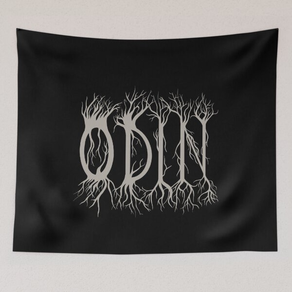 Item preview, Woodland Odin - Nordic runes designed and sold by MerchActually.