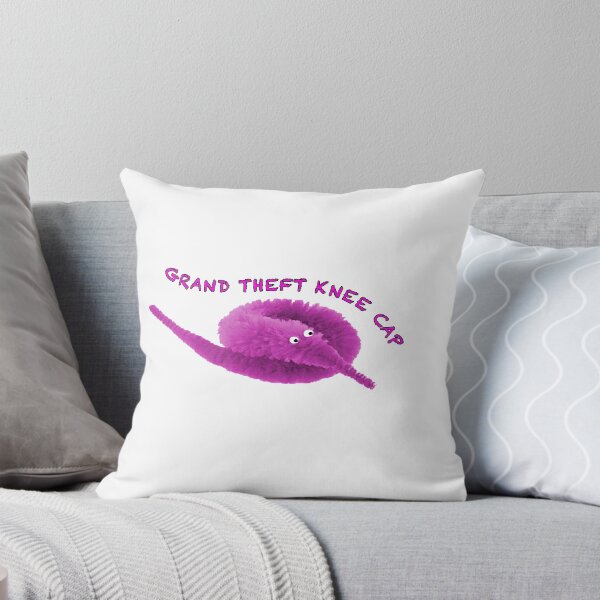 Item preview, Worm on a string Grand Theft Knee Cap designed and sold by Geek-Nerd-Shop.