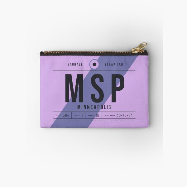 Item preview, Luggage Tag E - MSP Minneapolis USA designed and sold by VoodooCircus.