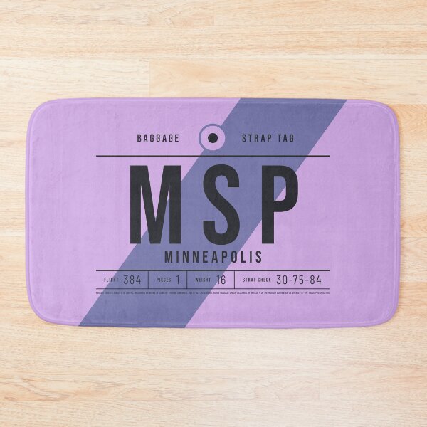 Item preview, Luggage Tag E - MSP Minneapolis USA designed and sold by VoodooCircus.