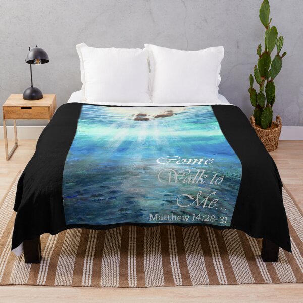 Item preview, Come Walk To Me Deep In The Ocean Poster designed and sold by barbaraschumach.