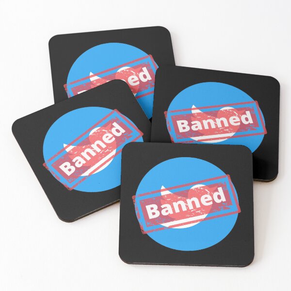 Item preview, Banned by Twitter, Social Media designed and sold by Zentropik.