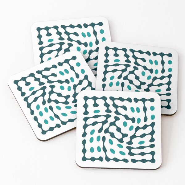 Item preview, Twisted Metaballs Typography (Teal) designed and sold by John Uttley.